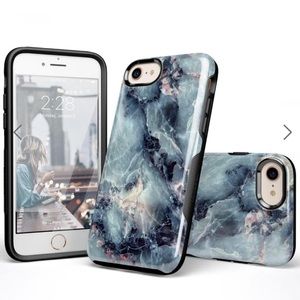 Casely Classic Blue Marble iPhone 7 Bold Case